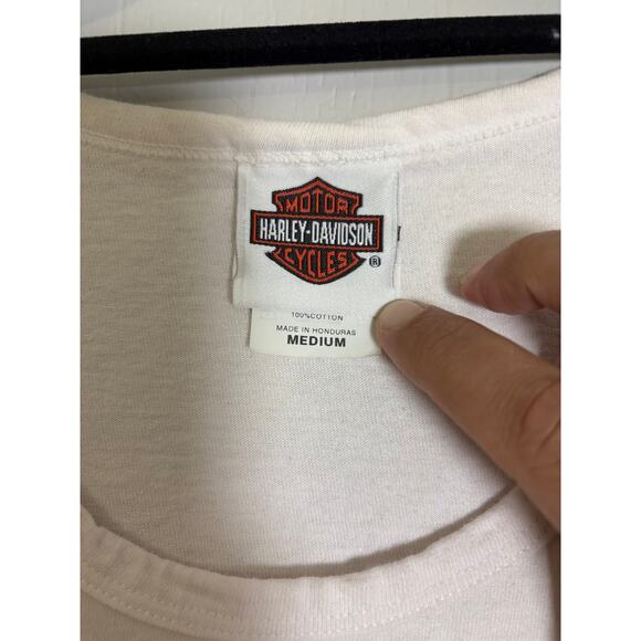 Precision Harley-Davidson Pawtucket RI 2016 Medium Skull Tool Spellout Tank - Picture 5 of 5